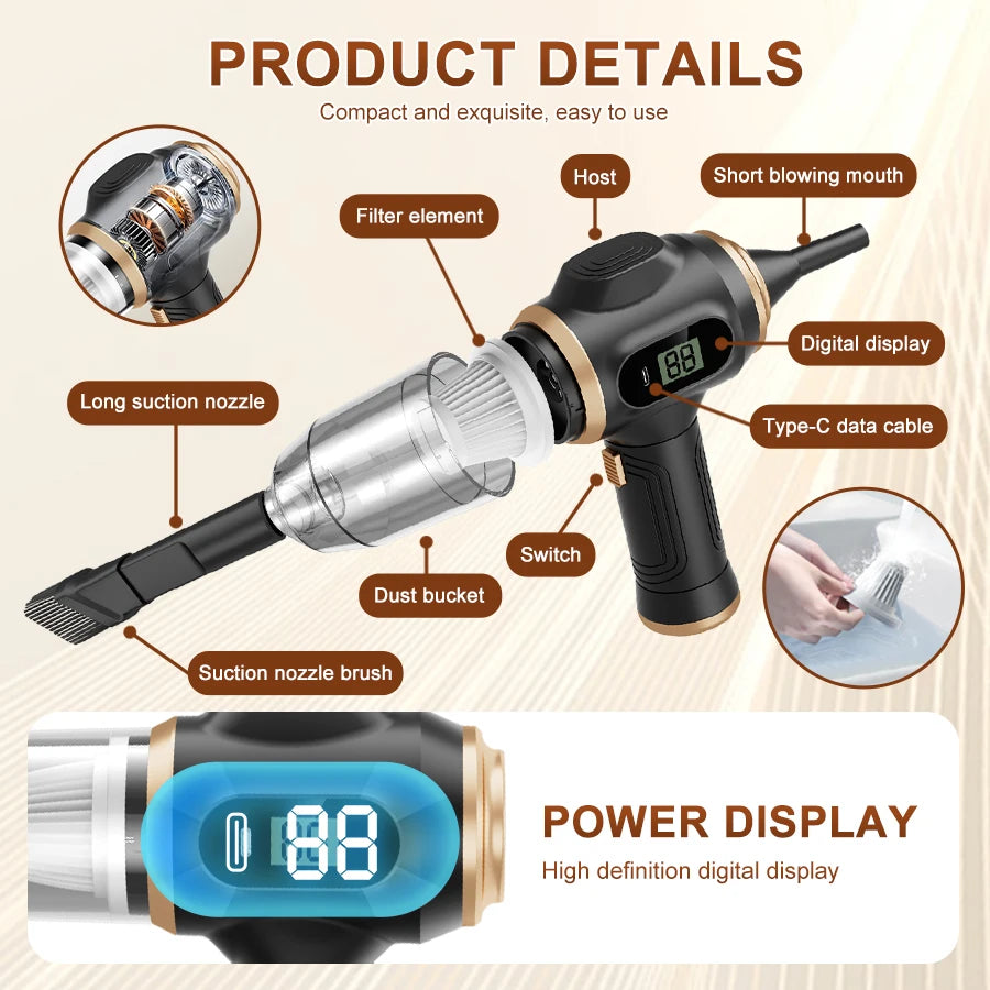 Wireless Car Vacuum Cleaner