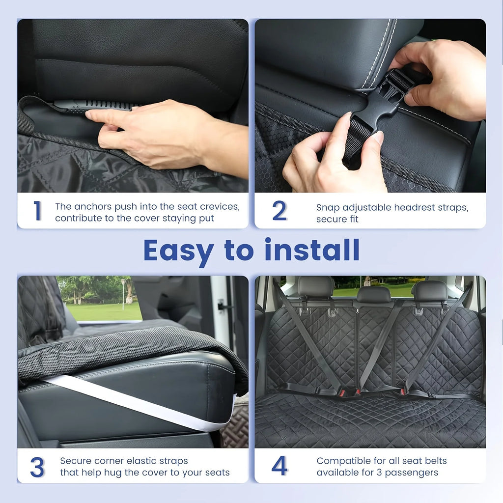 Waterproof Backseat Dog Cover