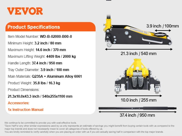 Hydraulic Floor Jack