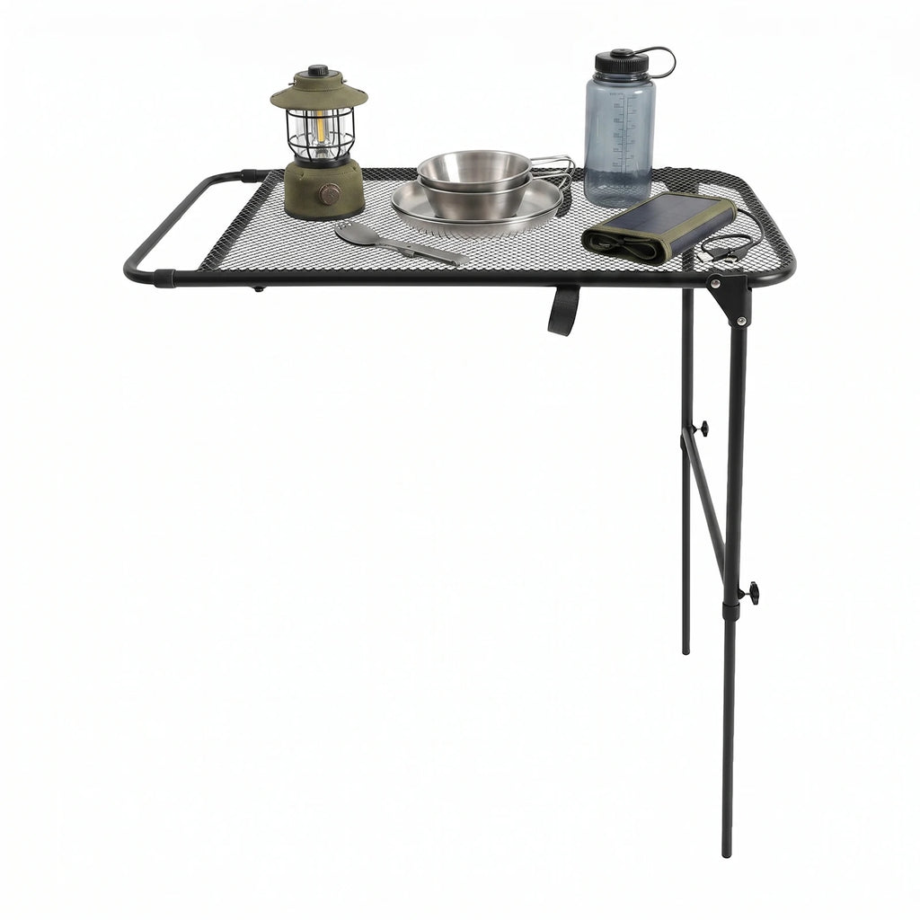 Tire-Mounted Folding Camping Table