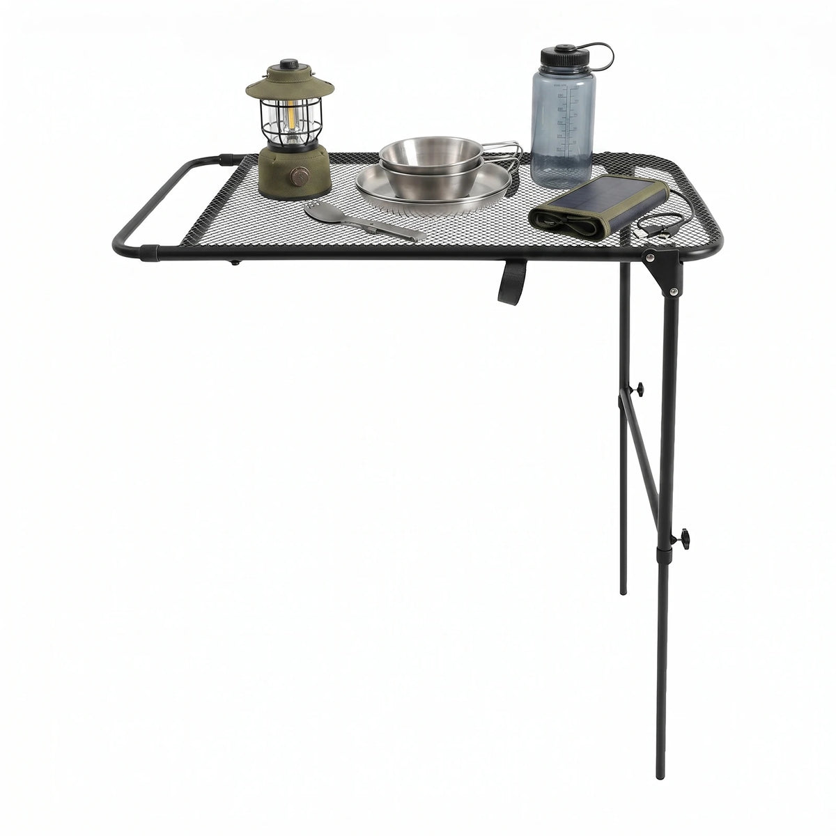 Tire-Mounted Folding Camping Table