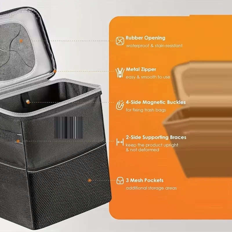 Leak-Proof Car Trash Organizer