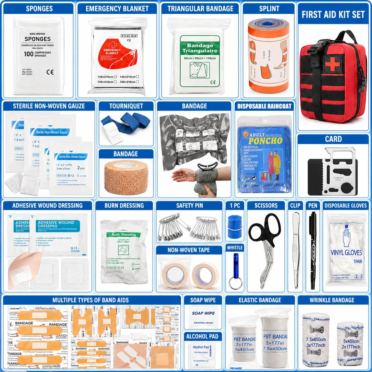 397-Piece Emergency First Aid Kit