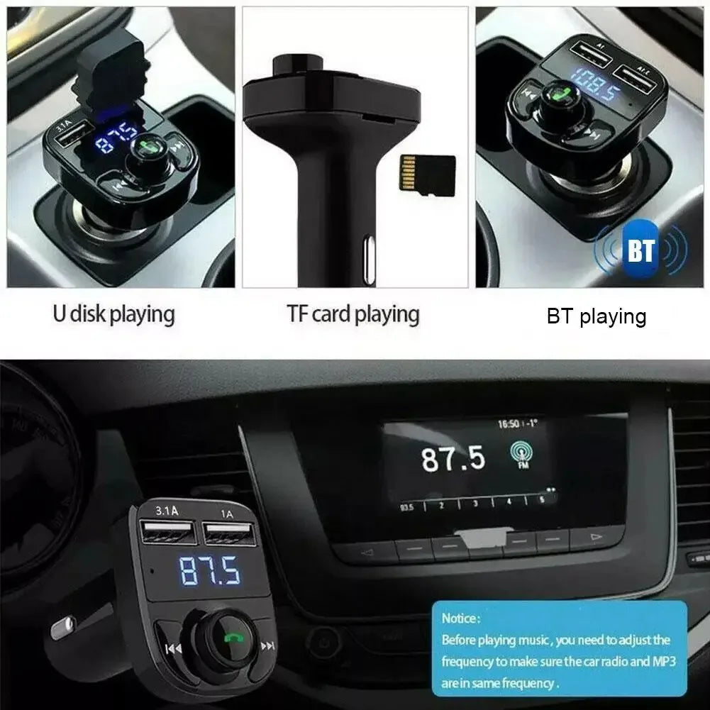 Bluetooth FM Transmitter & Car Charger