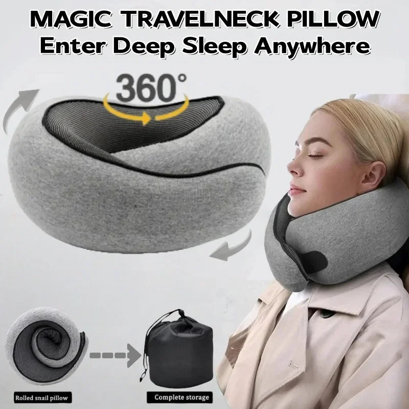 Memory Foam Travel Neck Pillow