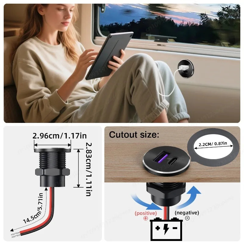 30W USB-C Car Charger