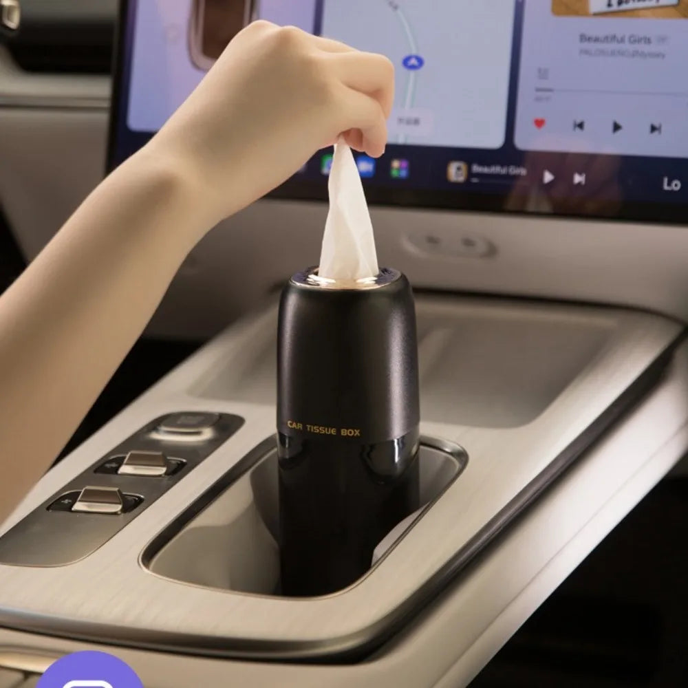 Car Cup Holder Tissue Box
