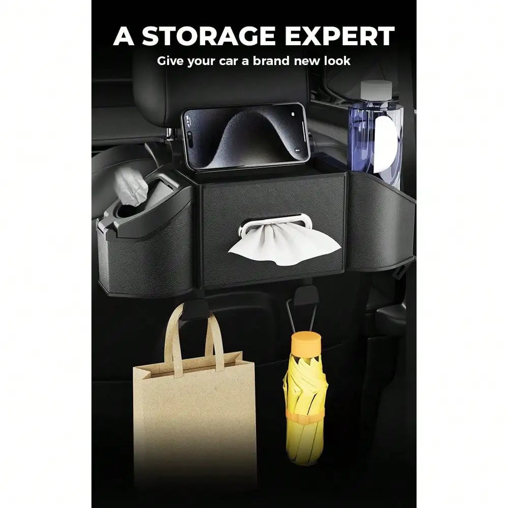 Backseat Storage & Cup Holder