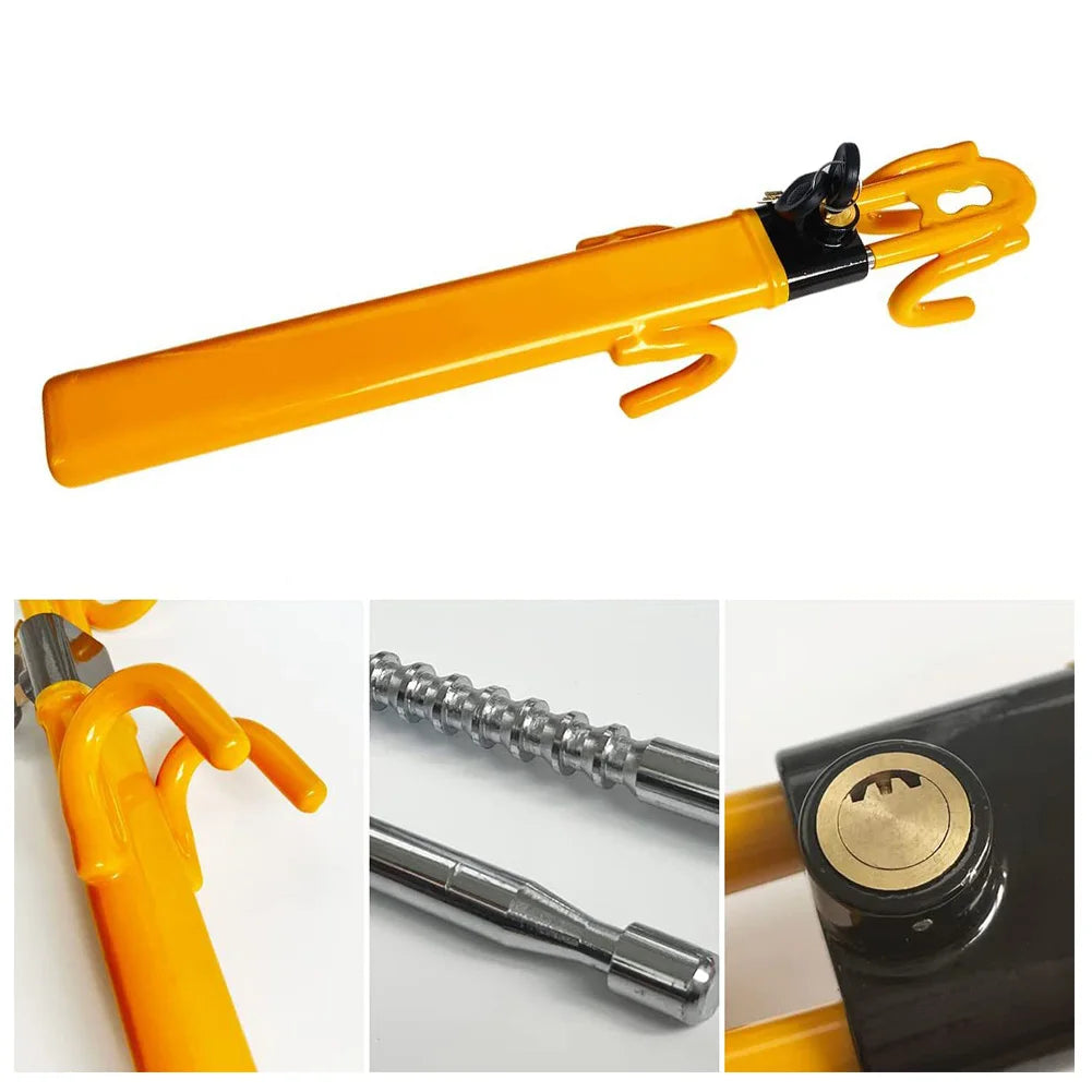 Double Hook Steering Wheel Lock