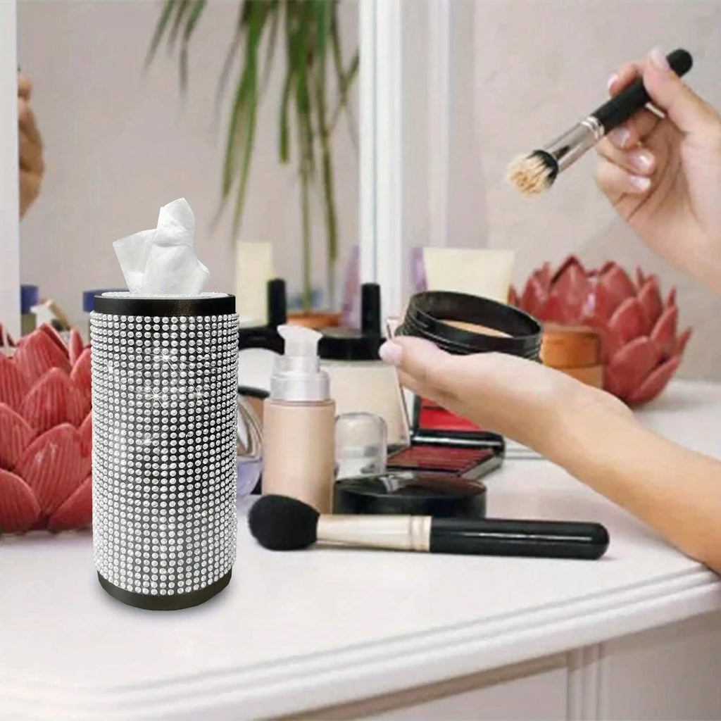 Bling Car Tissue Holder Set