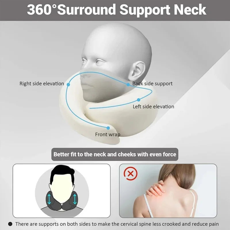Memory Foam Travel Neck Pillow