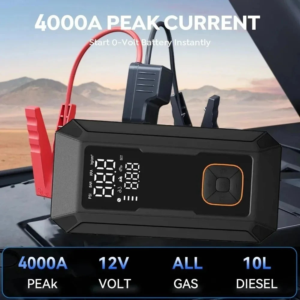 Jump Starter with Air Compressor