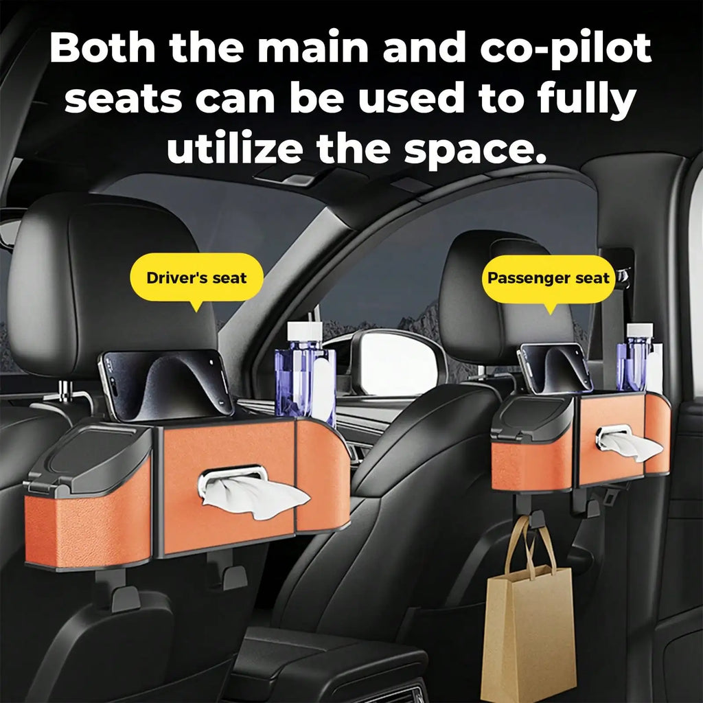 Backseat Storage & Cup Holder