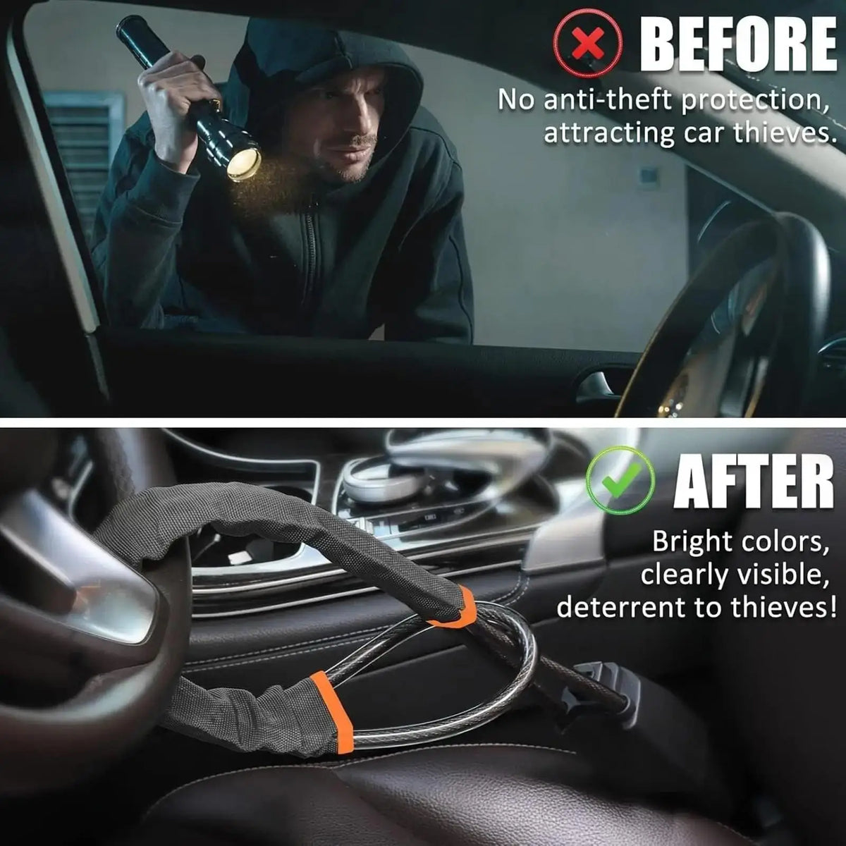 Anti-Theft Steering Wheel Lock