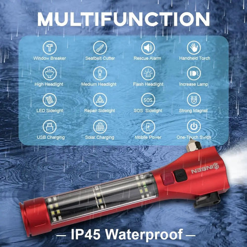 16-in-1 Emergency Safety Flashlight