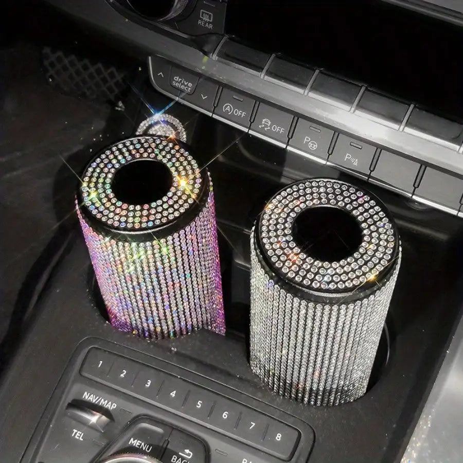 Bling Car Tissue Holder Set