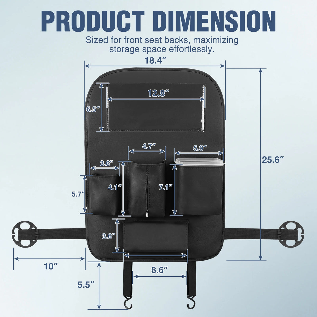 Leather Car Seat Organizer