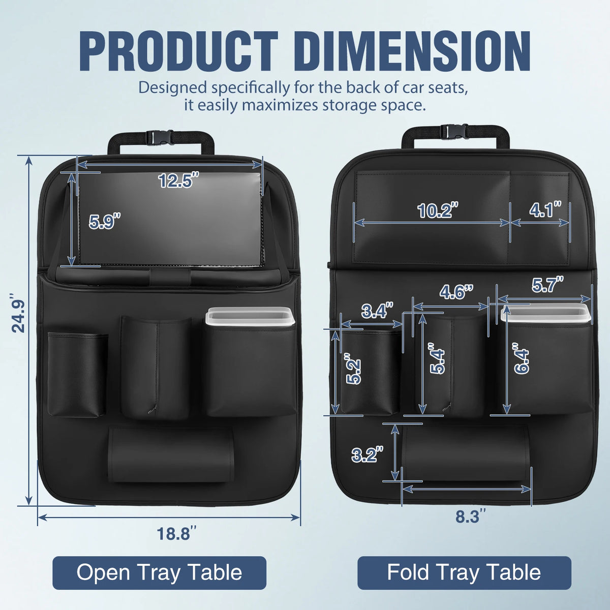 Foldable Tray Backseat Organizer
