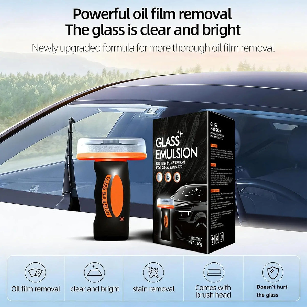 Car Glass Oil Film Remover