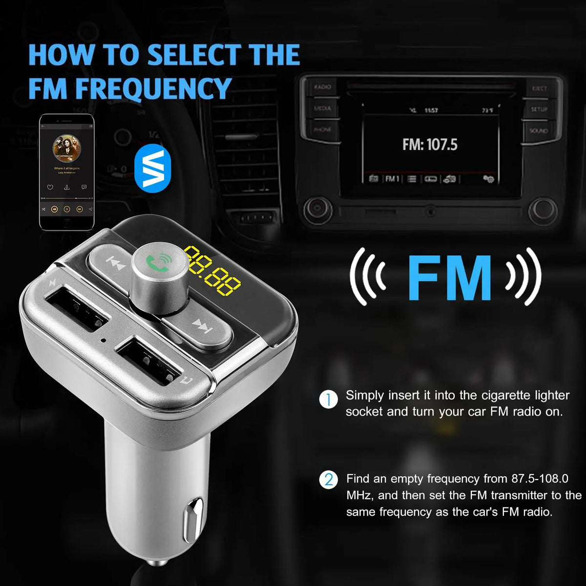 Wireless FM Transmitter