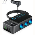 8-in-1 Multi-Port Car Charger