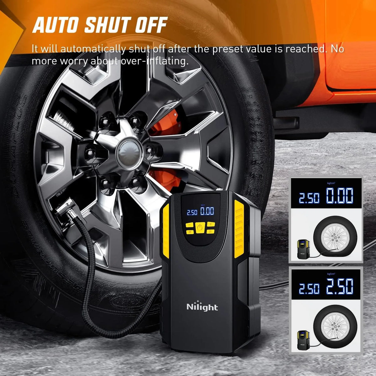 150 PSI Portable Tire Inflator