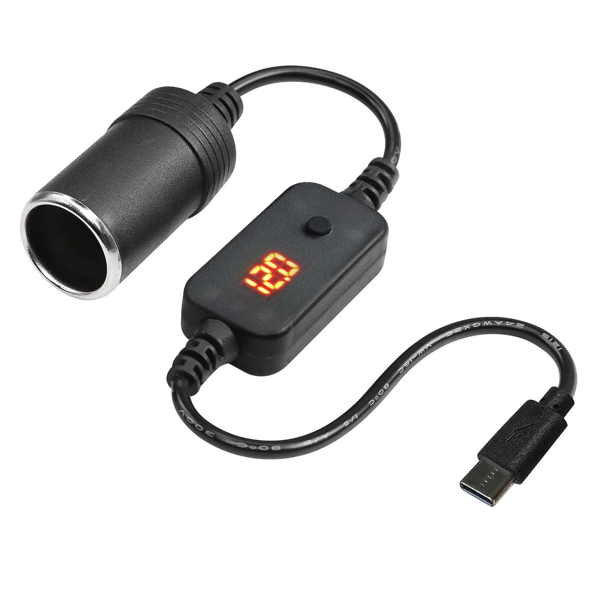 USB to 12V Socket Adapter