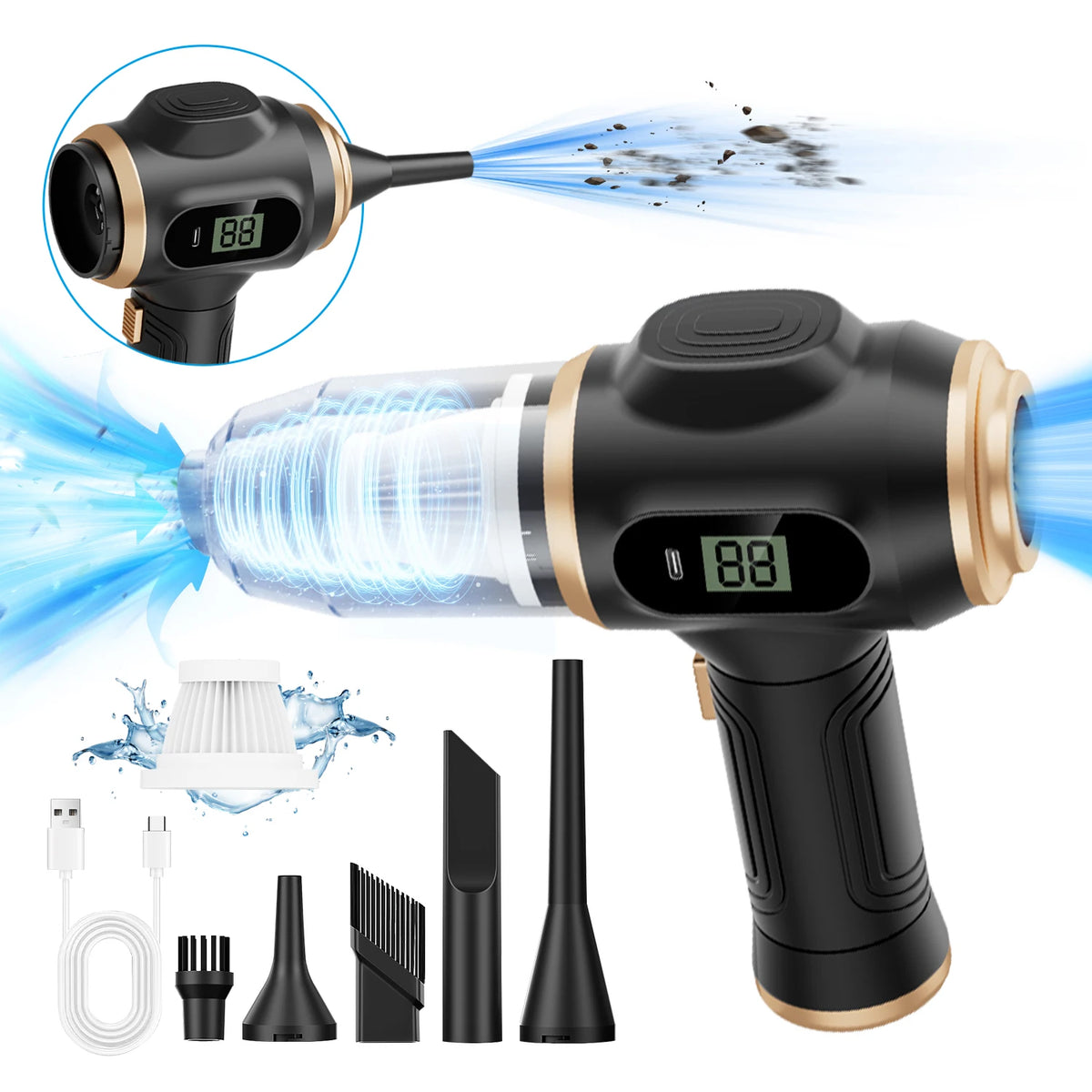 Wireless Car Vacuum Cleaner