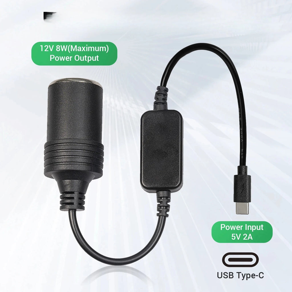 USB to 12V Socket Adapter