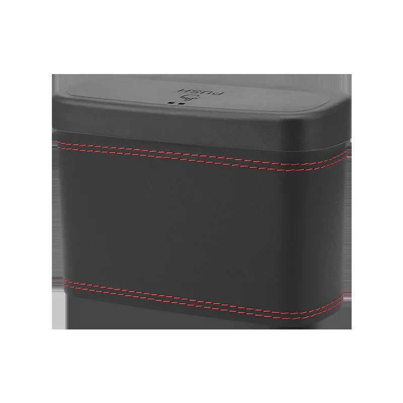 Leather Hanging Car Trash Bin