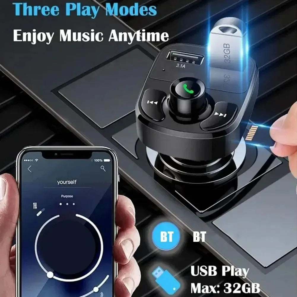 Bluetooth FM Transmitter & Car Charger