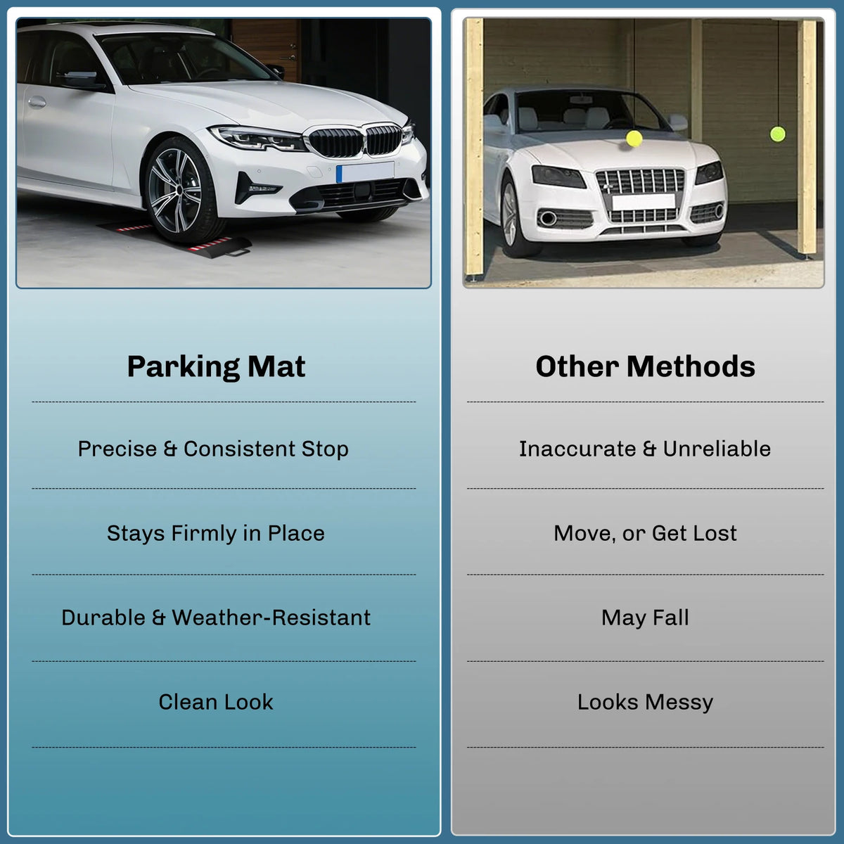 Reflective Garage Parking Mat