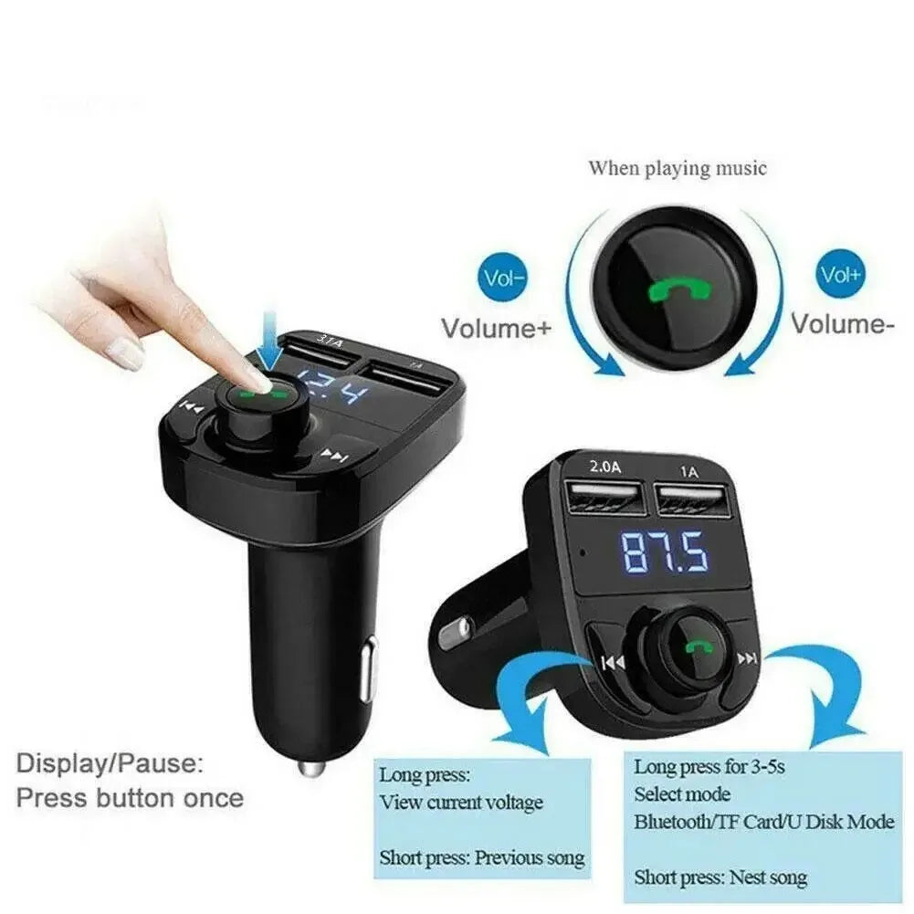 Bluetooth FM Transmitter & Car Charger