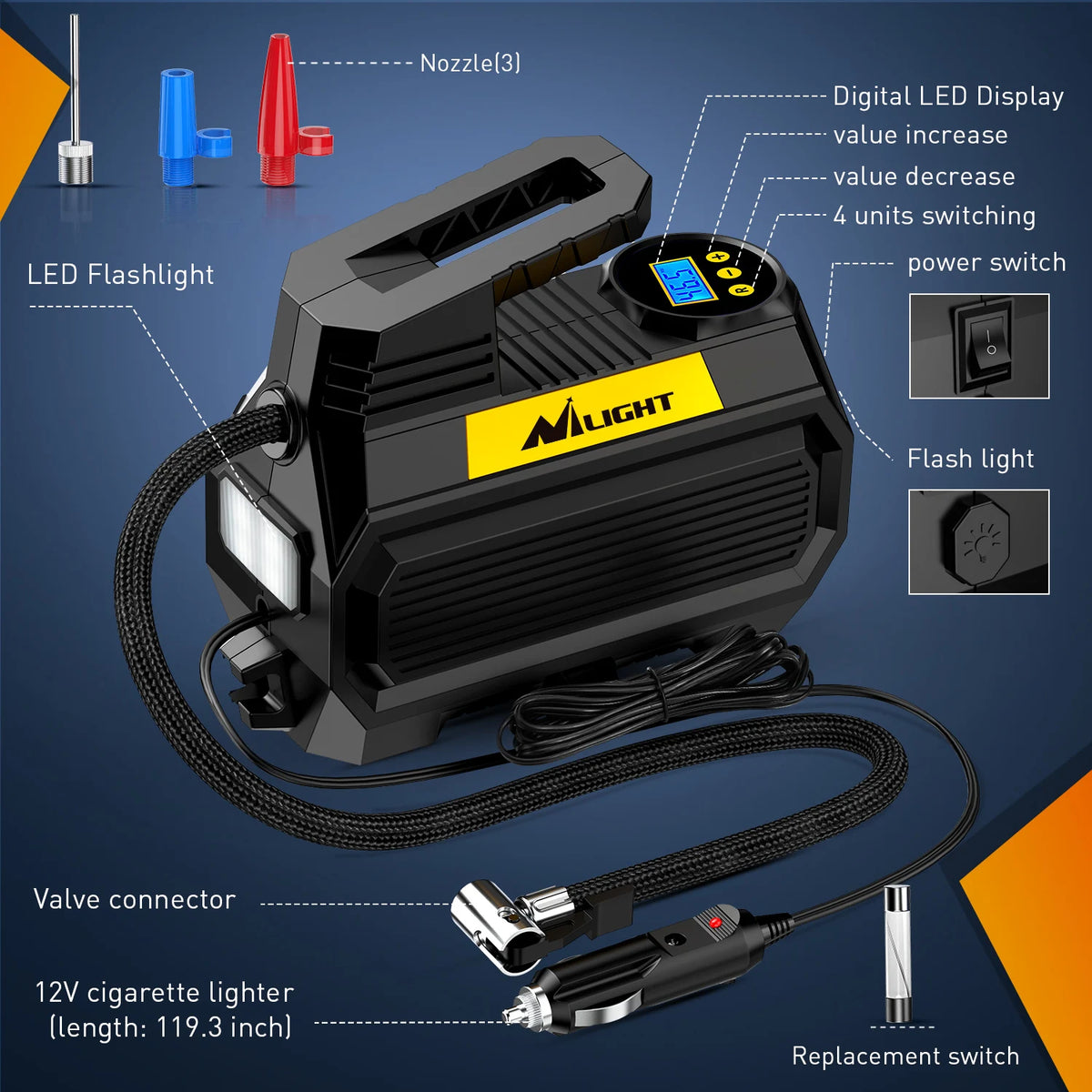 Digital Tire Inflator