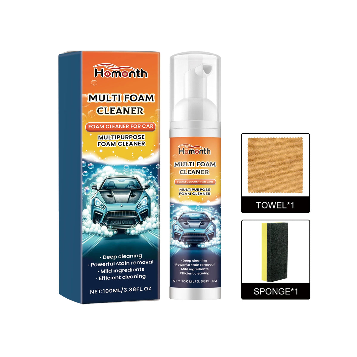 Multi-Purpose Car Foam Cleaner
