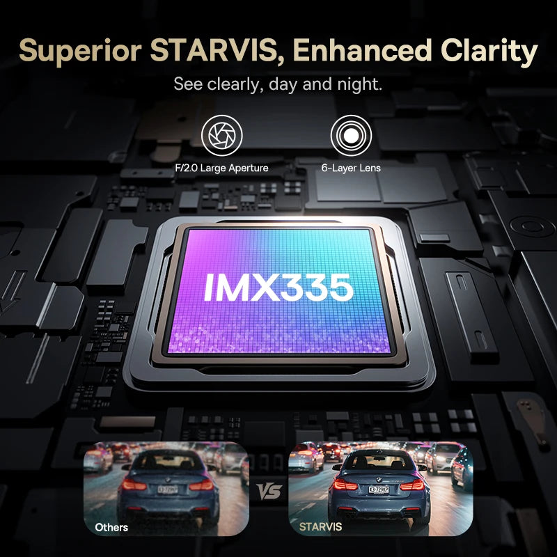 4K Front & Rear Dash Cam