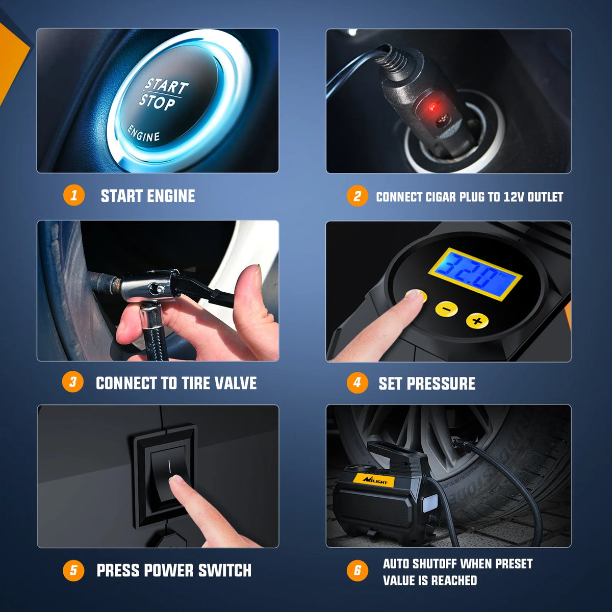 Digital Tire Inflator