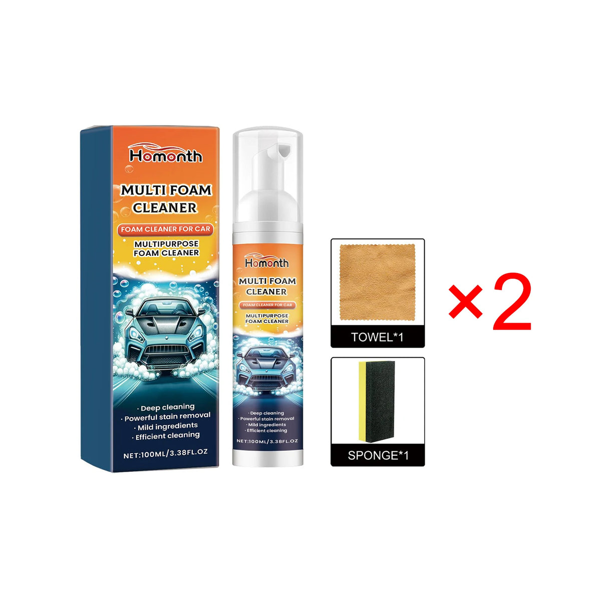Multi-Purpose Car Foam Cleaner